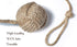 RII Beautiful Curtain Tiebacks, Natural Soft Jute Curtain Rope Pullback, Handmade Rustic Decorative Curtain Holdbacks, Hand Braided Modern Drapery...