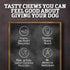Rawhide Dog Treats | Healthy, Grass-Fed Buffalo Jerky Raw Hide Chews | Hickory Smoked Flavor | Jerky Twist, 16 Count...