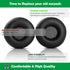 Replacement Earpads Cushions Compatible with Jabra PRO 9400BS PRO 9400 PRO 9450 PRO 9460 PRO 9465 PRO 9470 Mono Wireless Headset Ear Pads with Sof...