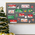 Whaline 37Pcs Christmas Bulletin Board Decorations Motivational Xmas Cut-outs Cute Santa Snowman Cutouts Classroom Decor Xmas Rule Posters for Win...