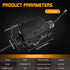 Junction Box - 4 Way M20 IP68 Outdoor Electrical Box Waterproof, Wire Range Ø5-9mm Outdoor Junction Box Waterproof, Landscape Lighting Wire Juncti...