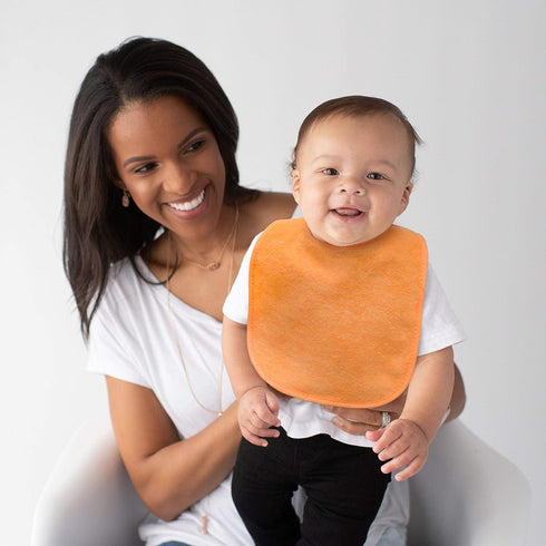 Neat Solutions 8 Count Multi-Color Solid Knit Terry Feeder Bib, Boy...