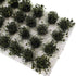 28 Pcs Green Bushy Tufts Lowland Shrubs Tuft Terrain Model Kit Static Scenery Model DIY Miniature for Train Landscape Railroad Scenery Sand Milita...