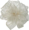 Offray Wired Edge Encore Sheer Craft Ribbon, 5/8-Inch Wide by 25-Yard Spool, Ivory...