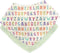 Baby Bib for Drooling and Teething with Pacifier or Teething Toy Attachment - ABC I Love You...