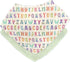 Baby Bib for Drooling and Teething with Pacifier or Teething Toy Attachment - ABC I Love You...