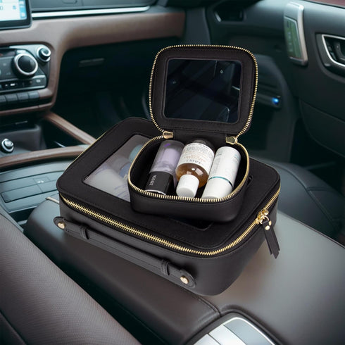 Small Clear Make Up Bag Square Make Up Bag Clear Makeup Travel Bag Clear Travel Makeup Bag Cosmetic Case Clear Makeup Organizer Bag Clear Make Up ...