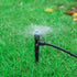 40Pcs Drip Irrigation Emitters Sprayers Fan Shape for 1/4" Tubing, Adjustable 360 Degree Water Flow Sprayers on 5.5" Arrow Stake for Garden Irriga...