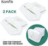 2-Pack Replacement Knee Pillow Covers - Washable Replacement Leg Pillowcase - Cooling Breathable Soft Leg Pillowcases - Replacement Covers for Kne...