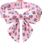 ARING PET 4th of July Dog Collar-Cotton Pink USA Patriotic Dog Collar with Bowtie, Adjustable American Flag Dog Collar Puppy Collars for Small Med...