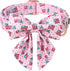 ARING PET 4th of July Dog Collar-Cotton Pink USA Patriotic Dog Collar with Bowtie, Adjustable American Flag Dog Collar Puppy Collars for Small Med...