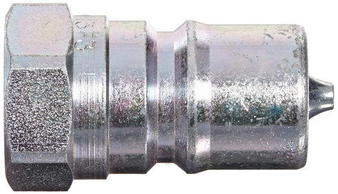 Dixon Valve H3F3 Steel ISO-B Interchange Hydraulic Fitting, Nipple, 3/8" Coupling x 3/8" - 18 NPTF Female...