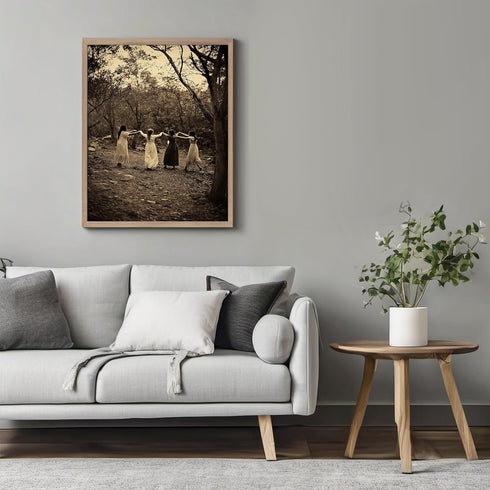 Posterizer 1 pcs-vintage black and white gothic mystical ritual photography 1-Gothic Art-Photography Art-Gift for Steampunk or Goth Fans- unframed...