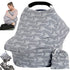 Car Seat Canopy Breastfeeding Cover - Multi Use Baby Stroller and Carseat Cover, Breastfeeding Covers, Boys and Girls Shower Gifts (Classical Arro...