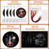 5 Sets Embroidery Kit with Mushroom Pattern and Instruction Halloween Fall Cross Stitching for Beginner Adult Kid DIY Stamped Starter Needlepoint ...