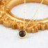 Dainty Healing Crystal Ball Lucky Bead Necklace 18K Gold Plated Chain for Women, Simple Rose Quartz Chakra Gemstone Beaded Necklaces...
