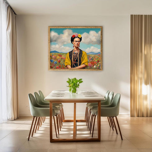 Posterizer 1 pcs- Frida Kahlo inspied art in nature-Famous Figures Art Collection-Abstract & Modern Art- Living Room Bedroom Decor- unframed wall ...