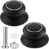 Pot Lid Knob Replacement Knob Universal Pot Lid Knob, Kitchen Cookware Lids Knob, Black Pot Lid Holding Handle Knobs for Kettle Cover Glass Saucep...