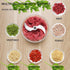 Manual Food Chopper Vegetable Chopper, ZWCEGND 550ML Garlic Mincer Hand Pull String Onion Cutter with Big Pull Ring for Veggies, Meat, Ginger, Pep...
