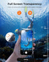 Waterproof Phone Pouch 8'', IPX8 Waterproof Phone Case with Lanyard Protector for iPhone 15 14 13 12 11 Pro Max XR XS 8 7 Plus Samsung Galaxy, Cel...