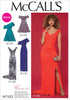 McCall's Patterns Miss Petite Dresses with Shoulder and Skirt Variations...