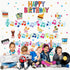 84 Pieces Happy Birthday Classroom Bulletin Board Set Music Birthday Cutouts Bulletin Board Musical Note Staff Birthday Cutouts for Music Birthday...