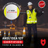NoCry Premium Reflective Safety Vest for Men with Heavy Duty Stitching & Phone Pocket — ANSI Class 2 Safety Vest with Pockets — Ideal Neon Constru...