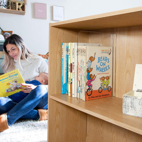 Bee Neat Closet Organization with Acrylic Clear Shelf Dividers - Closet Shelf Organizer for Clothes, Towels, Sweaters, Purses, and Books - Shelf S...