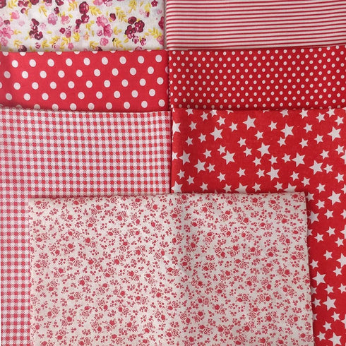 7 PC 19.7” x 19.7” Quarters Fabric Bundles Cotton Quilting Fabric Quilting Sewing Fabric Pre-Cut Quilting Cotton Crafts Textile Square Fabric Asso...