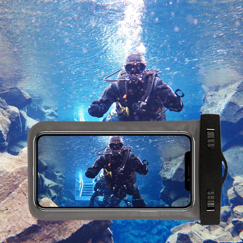 5 Pack Universal Waterproof Phone Pouch, Large Phone Dry Bag Waterproof Case for Apple iPhone 16 15 14 13 12 11 Pro Max XS Max XR X 8 7 6 Plus SE,...