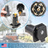 valonic 7 Way Blade Connector Socket - Spring-Loaded dust Cover - Wiring Harness Connector - for Vehicle, Truck - Weatherproof...