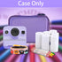 Aenllosi Hard Camera Case for Dylanto/Meetrye/Anchioo Kids Camera Instant Print,Camera Bag for Toddler Video Camera & 6PCS Print Camera Paper Refi...