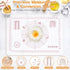 2024 Upgrade Silicone Baking Pastry Mat with Cutter,4mm High Edge&Non-slip&Non-stick Dough Rolling Kneading Mat,Fondant/Crust Mat,Kitchen Counter ...