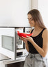 Microwave Bowl Cozy Huggers Set of 4 – Durable and Reliable – for Hot and Cold Bowls, Plates and Dishes Bowl Holder for Microwave – Bowl Cozies Id...