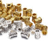 60pcs Alloy Column Spacer Bead Large Hole Tibetan Spacers Hollow Tube Beads Jewelry Spacer Charms for Bracelet DIY Jewelry Crafts Making Supplies...