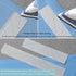 Extended Version 2 Pieces Hot Hem Ruler for Quilting,Hot Press Ruler,Non-Slip Hot Ironing Ruler,Handmade Tool for Electric Iron Home Ironing Work...