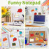 30 Pack Back to School Sticky Notes Total 600 Sheets Funny Notepads Self-Adhesive Writing Memo Pad for Kids Teens School Classroom Office Supplies...