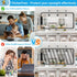 MAXvolador Vintage LED Edison Bulb Dimmable 60W Equivalent 850 Lumens, 6W Edison Light Bulbs 5000K, Antique ST58 LED Filament Bulb E26 Base, Pack ...