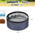 2 Pack Portable Dog Bowls Foldable Travel Dog Dish Portable Dog Water Bowl Water and Food Bowls Pet Hiking Accessories for Small and Large Dogs (D...