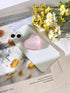 Transparent Heart Shaped Mobile Phone Grip, Pink Resin Folding Stand, Transparent Elastic Base, iPhone Convenient Mobile Phone Accessory (Pink)...