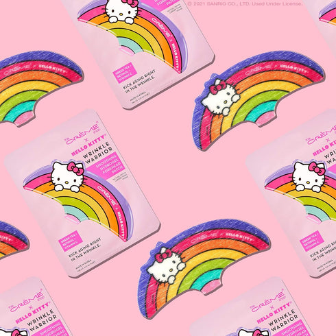 Hello Kitty Hydrogel Forehead Patch for Wrinkle Relief, Anti aging, Smooth Skin infused with Green Tea, Retinol, Vitamin C (3 Pack)...