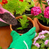 12pcs Garden Shovel Hand Tools Transplanting Succulent Cultivation Digging Scoops Kits Plastic for Flower Planting Bonsai Potting Soil Indoor(Pink...