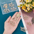CHGCRAFT 9Pcs 9 Styles Crystal Rhinestone Crown Brooch Pin for Women Open Pave Crystal Wedding Brooch Scarf Pin Gift for Women Womens Mother Shirt...