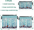 Artovida Artists Collective Reusable Lunch Bags with Zipper - Improved Dual Layer Design by Michelle Li Bothe (Germany) Birches...