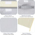 Small Fabric Storage Bin with Lid & Handle Foldable Cotton Linen Storage Basket Rectangular Cube Box Decorative Lidded Home Organizer Clothes Blan...