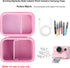 Carrying Case for Anchioo/Dylanto Kids Instant Print Camera,1080P Kids Instant Cameras That Print Photos Travel Bag Storage Holder, Mesh Pocket Fi...