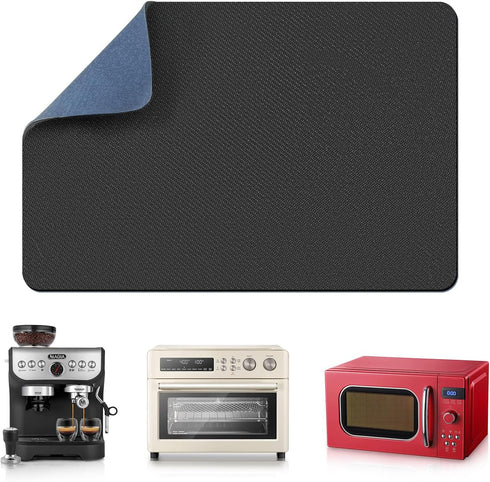 LOPNUR Appliance Slider Cut to Fit, Kitchen Appliance Sliders 360 Degree Rotation Moving, Heat Resistant Mats for Cuntertop, Appliance Mover for M...