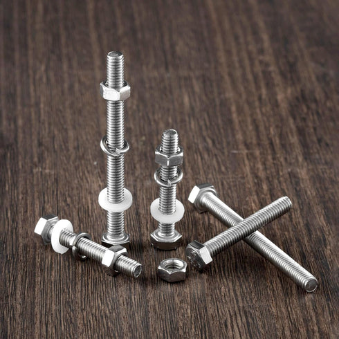 16 Pcs 304 Stainless Steel U Channel Sign Post Attachment Kit Sign Mounting Hardware Road Sign Hardware 2-3/4" and 1-1/2" Sign Post Mounting Bolts...