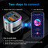 Bluetooth FM Transmitter for Car, SONRU Bluetooth Car Adapter, Wireless FM Radio Transmitter, Support QC3.0 USB Charging, Hands-Free Calling, Siri...