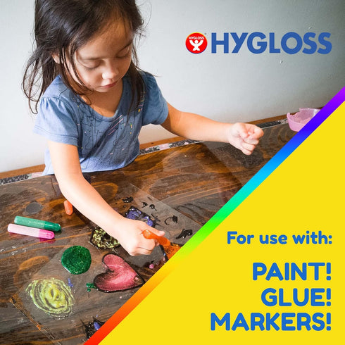 Hygloss Products Acetate Sheets for Crafts, Clear Overhead Projector Film, For Arts And Craft Projects and Classrooms, Not for Printers, 8.5” x 11...